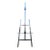 Modern Chrome Display Easel or Tv Stand For Sale