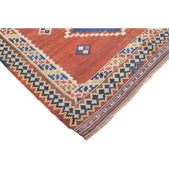Textile Antique Qashqai Rug 5'3'' x 7'10'' For Sale - Image 7 of 12