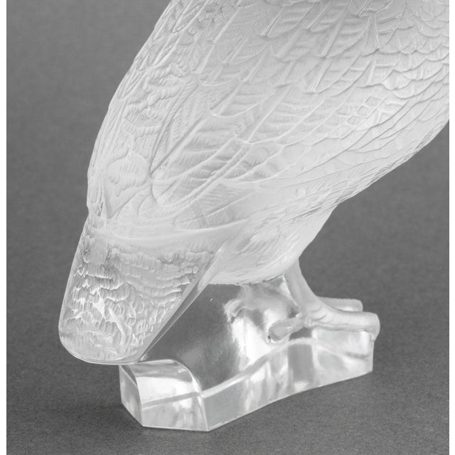 Lalique Crystal "Perdix" Sculptures, 4 For Sale In New York - Image 6 of 15
