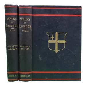 "Walks in London Vol. I & Vol. Ii" 1894 Hare, Augustus j.c.