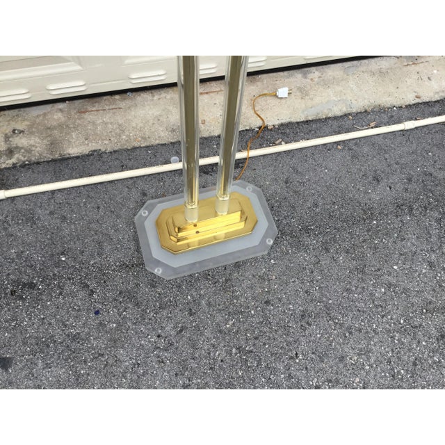 Brass 1980s Bauer Floor Lamp For Sale - Image 8 of 11