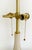 Metal Vintage Murano Sommeroso Gold-Infused Venetian Glass Lamp, Lucite Base, Signed For Sale - Image 7 of 10