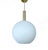 Large Vintage Glass Pendant Light from Doria, 1950s For Sale - Image 13 of 13
