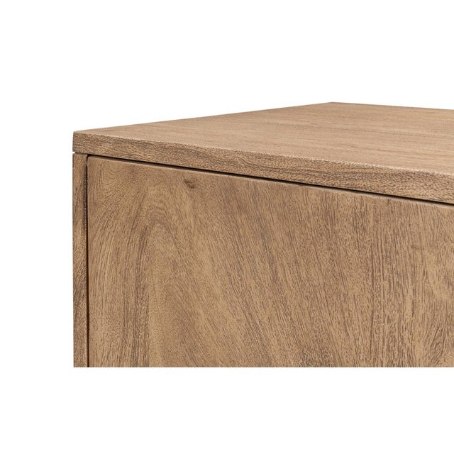 Beige Modern Pine Side Cabinet For Sale - Image 8 of 11