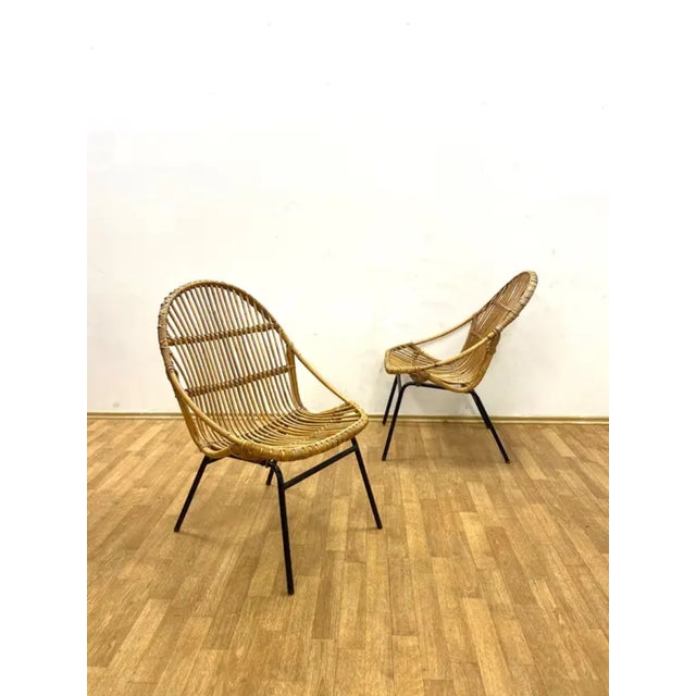 Czechoslovakian Armchairs by Alan Fuchs, 1960s, Set of 2 For Sale - Image 4 of 8