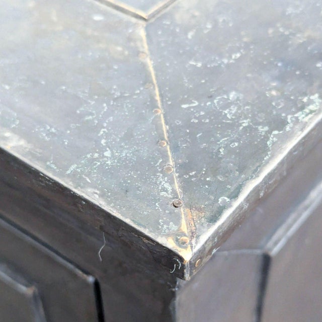 Wood Restoration Hardware One Drawer Nightstand With Shelf For Sale - Image 7 of 11