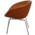 Pot Chair in Cognav Leather by Arne Jacobsen, 1980s For Sale - Image 10 of 13