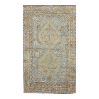 Vintage Persian Tribal Persian Throw Rug For Sale
