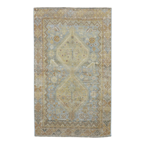 Vintage Persian Tribal Persian Throw Rug