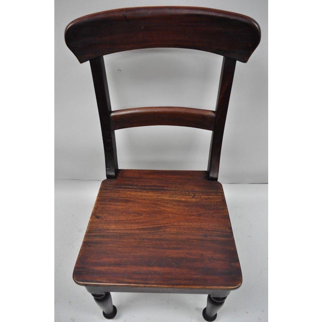 Early 21st Century Crate Barrel Dark Solid Wood Farmhouse Dining