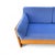 1970s Canadian Teak Pull-Out Sofa Bed in Blue Upholstery, Mid-Century For Sale - Image 12 of 18