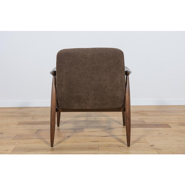 Wood GFM-87 Armchair by Juliusz Kedziorek for Gościcińskie Furniture, 1960 For Sale - Image 7 of 18