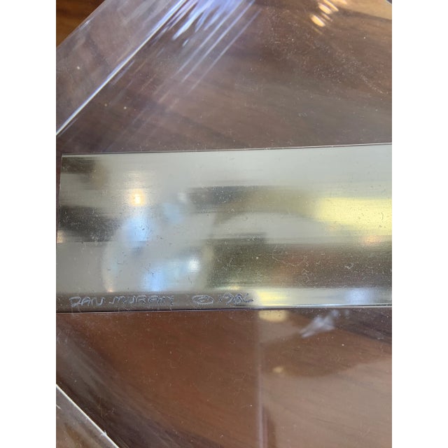 Metal 1986 Abstract Aluminum Ribbon Sculpture by Dan Murphy For Sale - Image 7 of 12