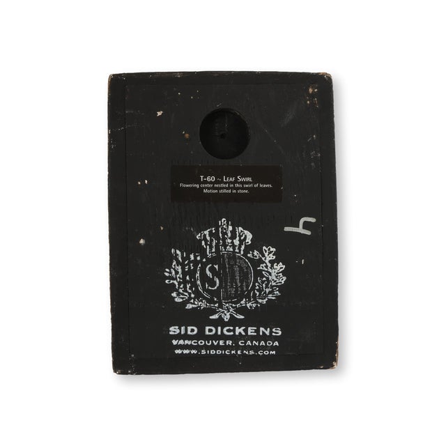 Traditional Sid Dickens Leaf Swirl Memory Block For Sale - Image 3 of 3