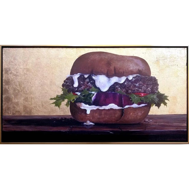 2020s Duke Windsor Realist Still Life Painting, "The Ideal Burger" For Sale - Image 5 of 5
