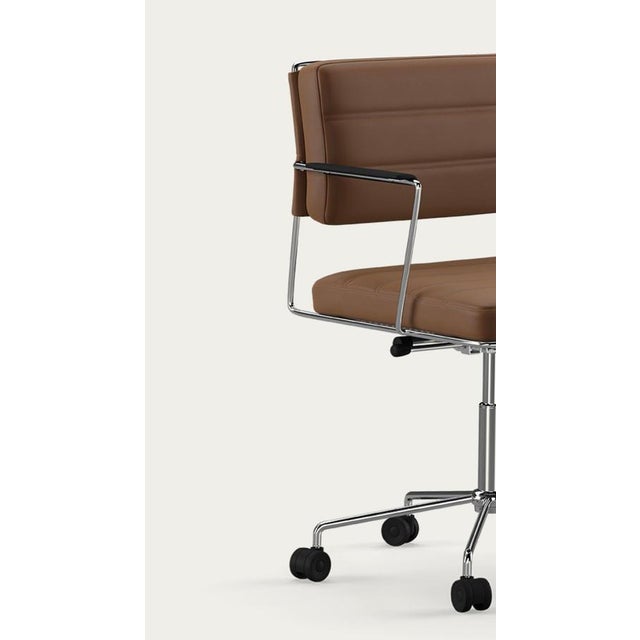 One Collection Time Chair in Chrome and Upholstery from Henrik Tengler For Sale - Image 6 of 12