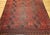 Vintage Turkmen Ersari in Allover Geometric Pattern in Red, Blue, Navy, Brown For Sale - Image 9 of 14