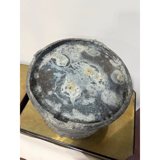 Georgian or French Neoclassical Cast Lead Bacchanal Cachepot, 19th Century For Sale - Image 13 of 13