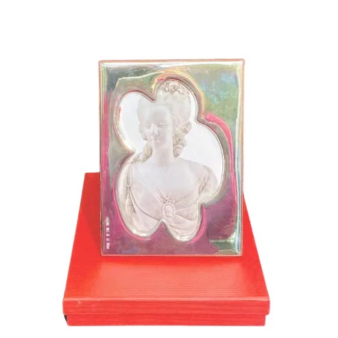 Mid 20th Century Agatha Ruiz de la Prada Sterling Silver Floral Picture Frame For Sale - Image 5 of 5