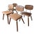1950 Raymond Loewy for Hill Rom Chairs Set of 4 For Sale