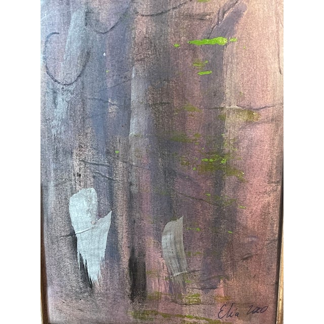 Abstract Original Contemporary Abstract Mini Meditative Painting Framed For Sale - Image 3 of 5