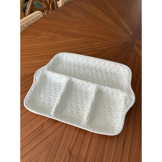 This gorgeous, ivory, hand-painted, Italian platter is perfection for a party. Fill it with nuts, cheese, and olives or...
