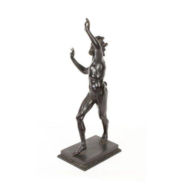 Gold Large Bronze of Pan Dancing Musee De Naple, 1870s For Sale - Image 8 of 18
