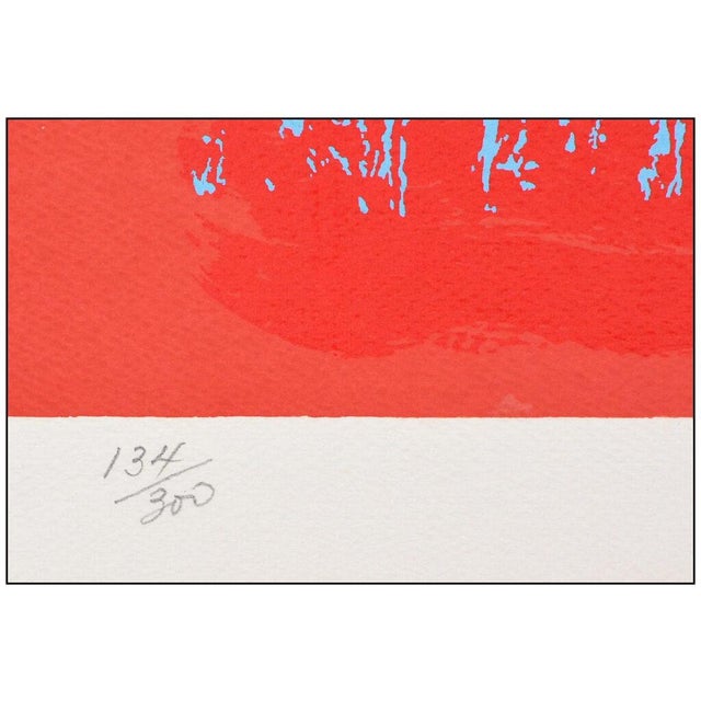 1970s Red Goal, LeRoy Neiman For Sale In Minneapolis - Image 6 of 7