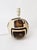 Mid-Century Portuguese Studio Pottery Op Art Spherical Table Lamp, 1970s For Sale - Image 9 of 9