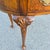 Hekman Queen Anne Revival Burl Walnut Writing Desk With Carved Shell-Accent Cabriole Legs, Late 20th Century For Sale - Image 11 of 12