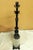 1970s Hollywood Regency e.f. Industries Wrought Iron and Glass Floor Lamp/Side Table For Sale - Image 9 of 13