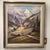 Early 20th Century Mid Century Modern Oil Painting Alpine Church Landscape by Othmar Wagner Austria For Sale - Image 12 of 12