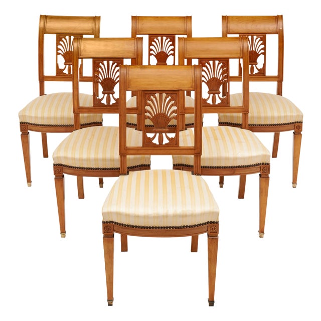 Directoire Antique French Dining Chairs For Sale