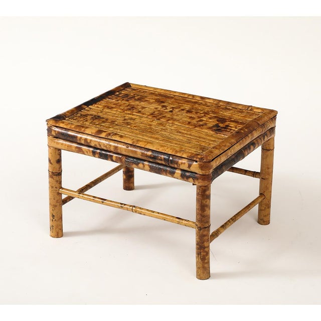 Vintage Tortoise Bamboo Plant Stand For Sale - Image 9 of 10