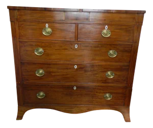 Victorian Mahogany Inlay Chest of Drawers