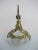 Metal German Victorian Gilt Floral Ormolu Overlay Glass Perfume Vanity Bottle For Sale - Image 7 of 8