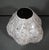 Kavana Décor Sculptural White & Gray Porcelain Vase With Gold Ruffled Rim For Sale - Image 14 of 14