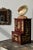 Antique Folk Art Coquillage Tabletop Cabinet, Circa Early 20th Century. Constructed from salvaged pine crates (with areas...