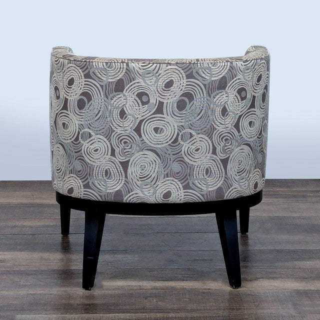 2010s Crate & Barrel Grayson Barrel Back Chair For Sale - Image 5 of 8