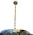 Cristal Arte 1960s Cristal Arte Beveled Glass & Brass Pendant For Sale - Image 4 of 7