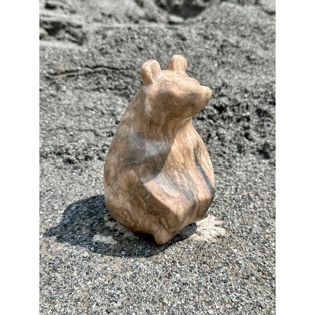Handcrafted Bear Figurine in Soapstone, Germany, 1970s For Sale - Image 9 of 15