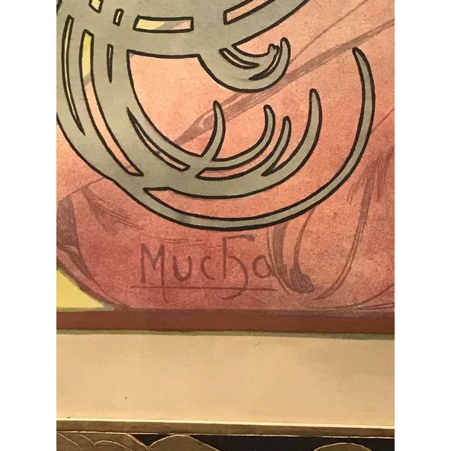 Art Nouveau Alphonse Mucha Original Job Poster, 1898 For Sale - Image 12 of 13