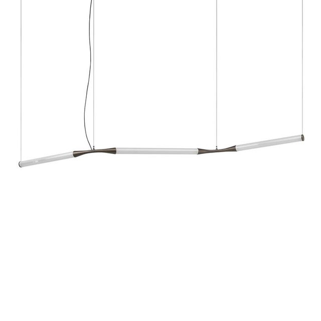 Not Yet Made - Made To Order Ypsilon S-Shaped Glass Suspension Lamp by Lorenza Bozzoli For Sale - Image 5 of 5