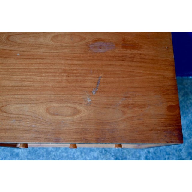 Vintage Bedside Table in Two-Tone Wood, 1950s For Sale - Image 14 of 18