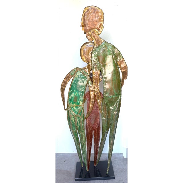 Late 20th Century Monumental “The Guy Fawkes Family” Patinated Bronze Sculpture by A. Souer For Sale - Image 5 of 18
