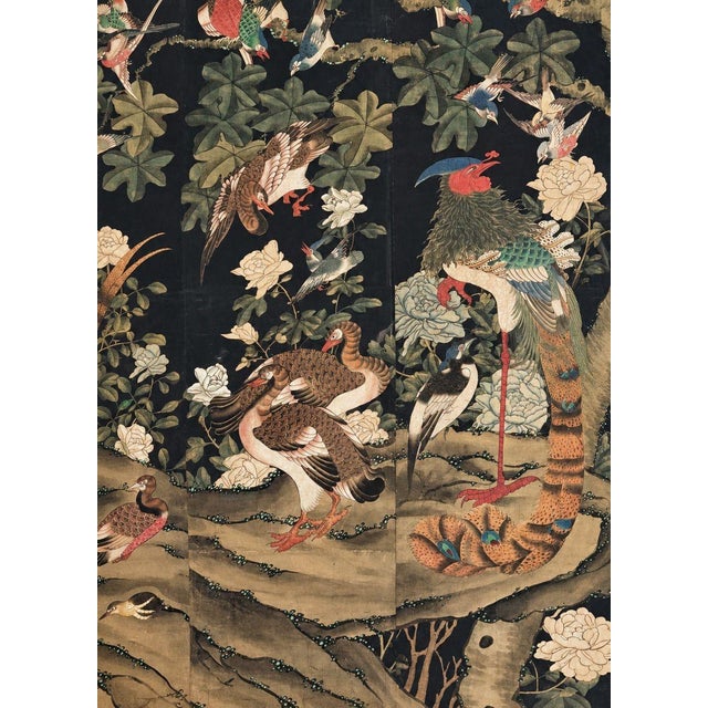 A finely executed Early 19th century Chinese hand-painted work on paper depicting the celebrated subject Hundred Birds...