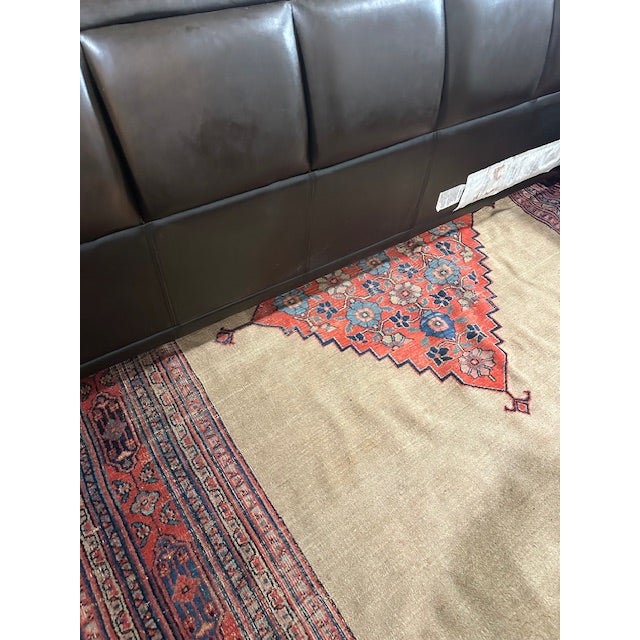 Brown 1980s California King Size Leather Bedframe For Sale - Image 8 of 12