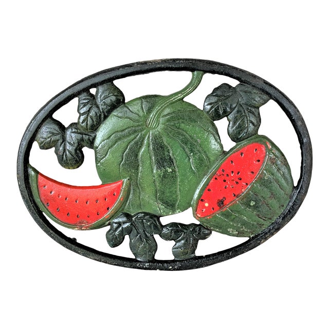 Vintage Watermelon Trivet For Sale