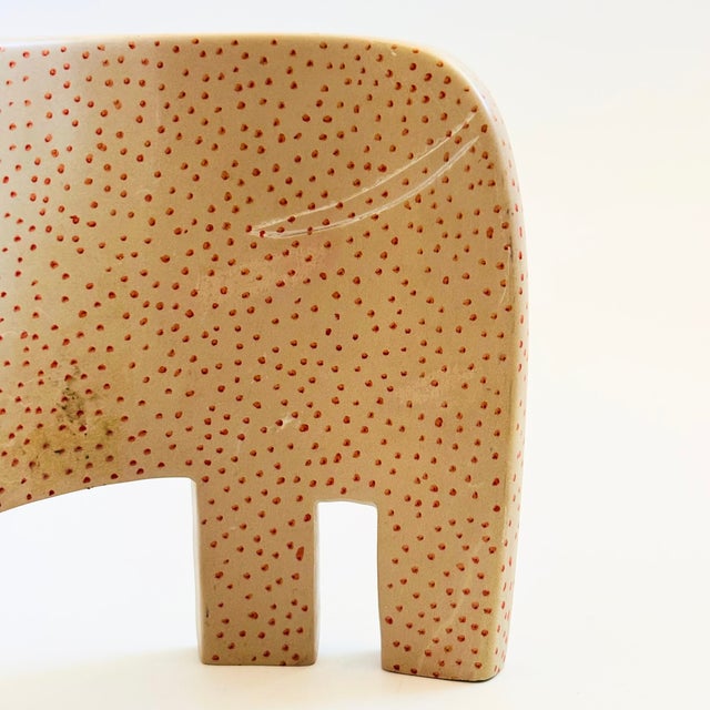 Vintage Carved Soapstone Leopard For Sale - Image 12 of 14