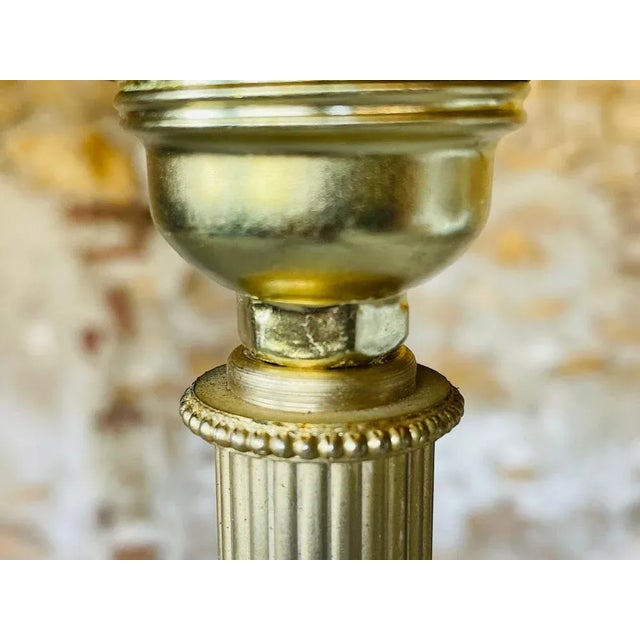 Vintage Floor Lamp with Gilded Brass Decor, 1960s For Sale - Image 5 of 18